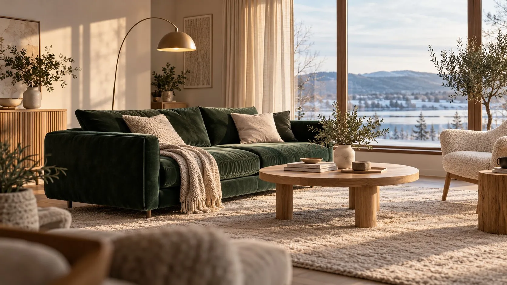 Fauteuil dans un séjour lumineux
